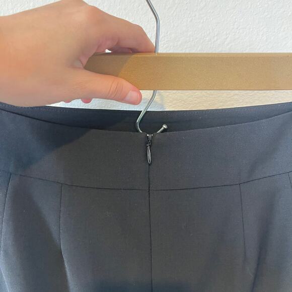 Talbots Black Pencil Skirt Womens 4 Lined Wool Blend Suiting Office Career Work - Picture 6 of 10